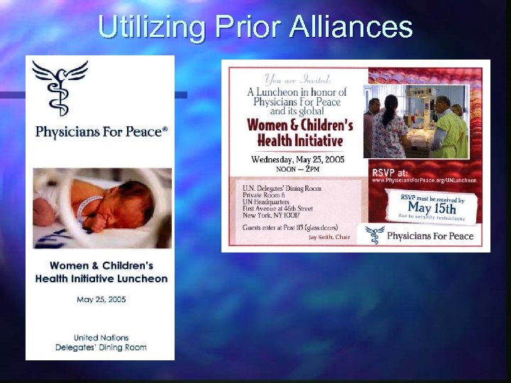 Utilizing Prior Alliances 