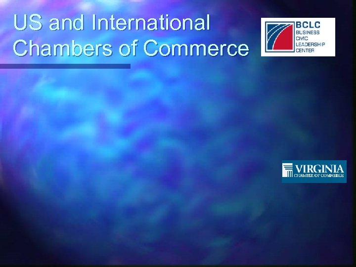 US and International Chambers of Commerce 