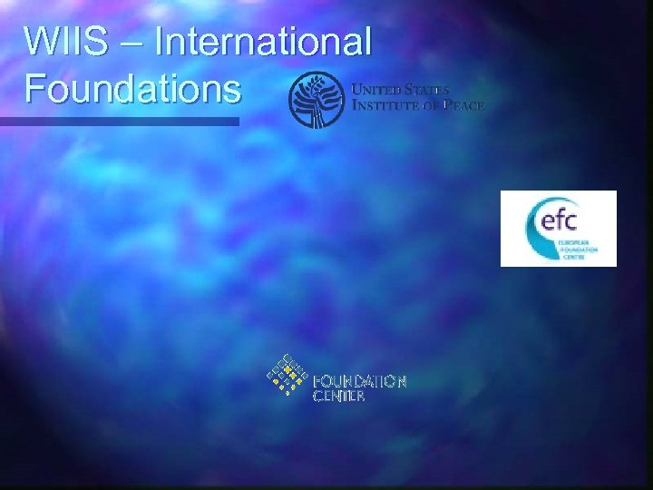 WIIS – International Foundations 