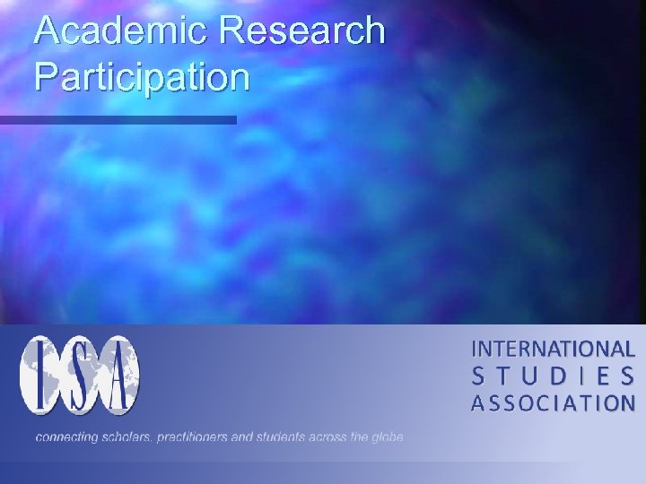 Academic Research Participation 