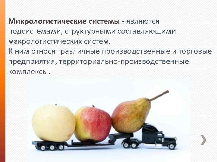 Микрологистические системы - являются подсистемами, структурными составляющими макрологистических систем. К ним относят различные производственные