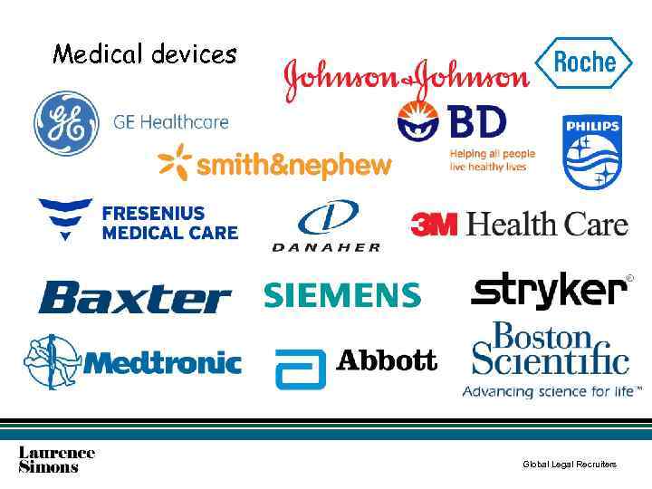 Medical devices Global Legal Recruiters 