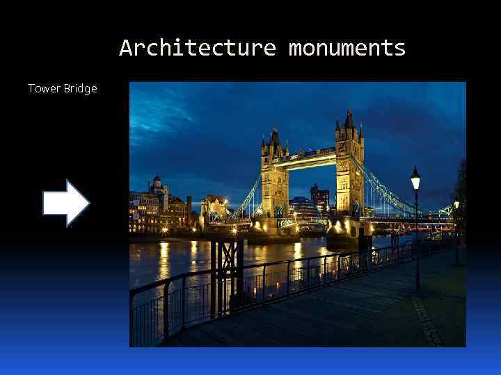 Architecture monuments Tower Bridge 