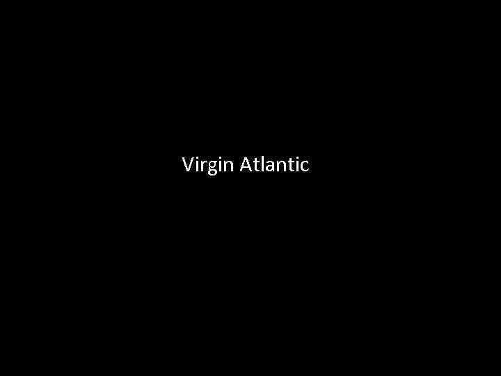 Virgin Atlantic 