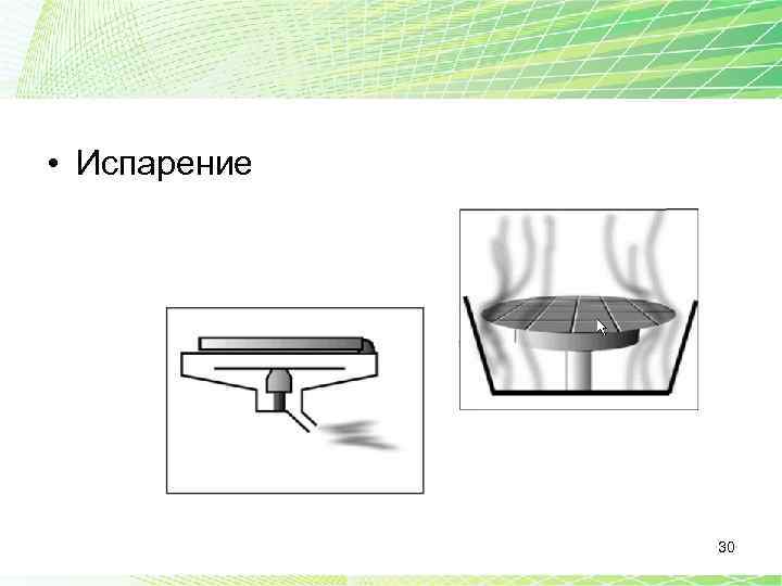  • Испарение 30 