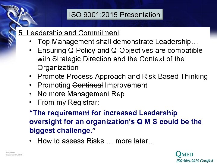 iso 90012015 management review meeting presentation ppt