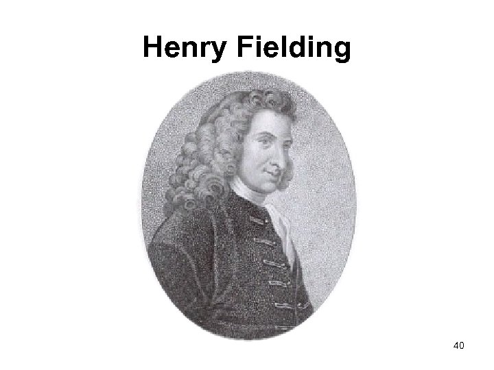 Henry Fielding 40 