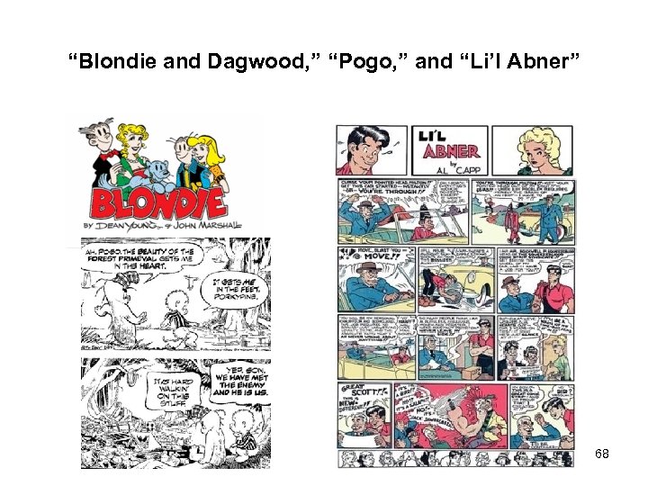 “Blondie and Dagwood, ” “Pogo, ” and “Li’l Abner” 68 