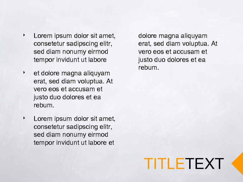 ‣ Lorem ipsum dolor sit amet, consetetur sadipscing elitr, sed diam nonumy eirmod tempor