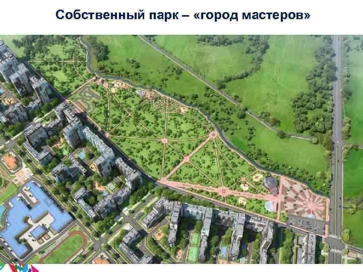 Собственный парк – «город мастеров» 