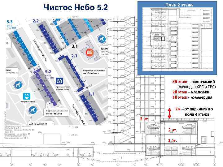 План 2 этажа Чистое Небо 5. 2 3 й этаж – технический (разводка ХВС