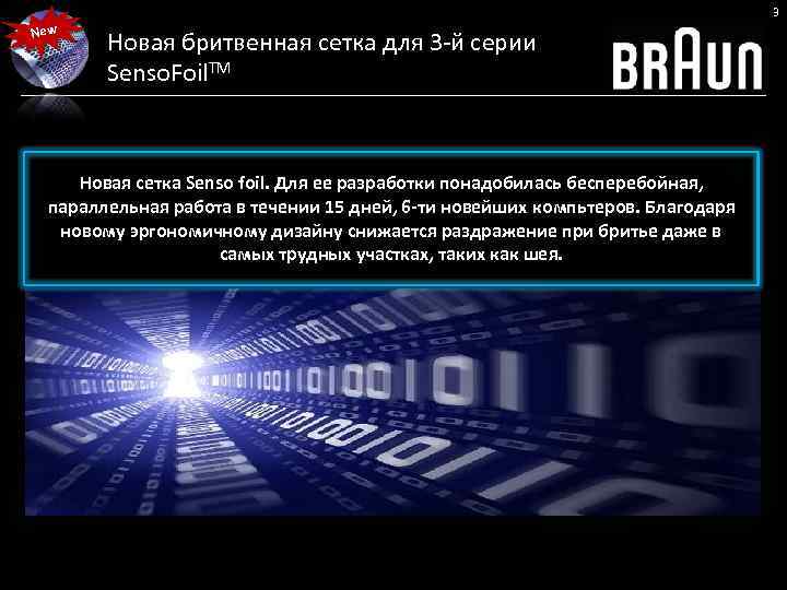 3 New Новая бритвенная сетка для 3 -й серии Senso. Foil. TM Новая сетка