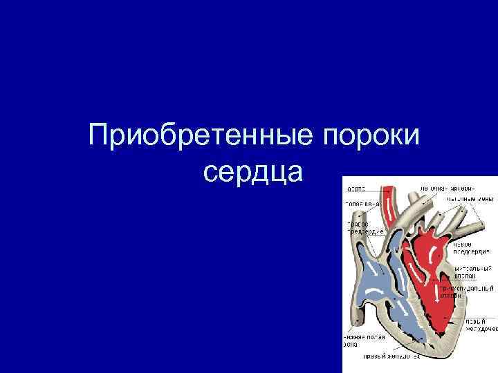 Презентация на тему приобретенный порок сердца