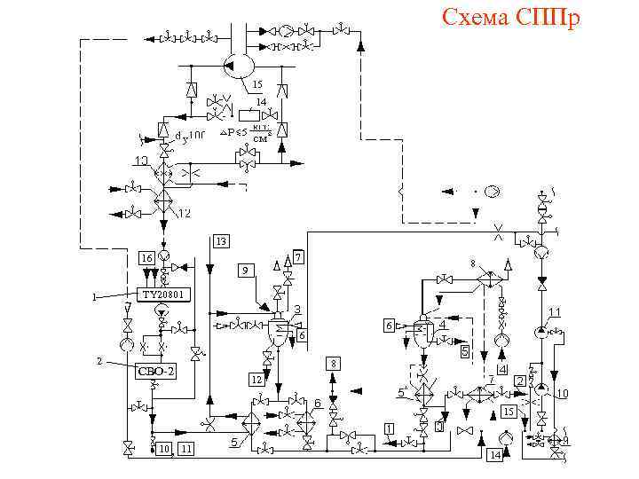 Схема СППр 15 14 13 7 16 8 9 TY 20801 1 6 6