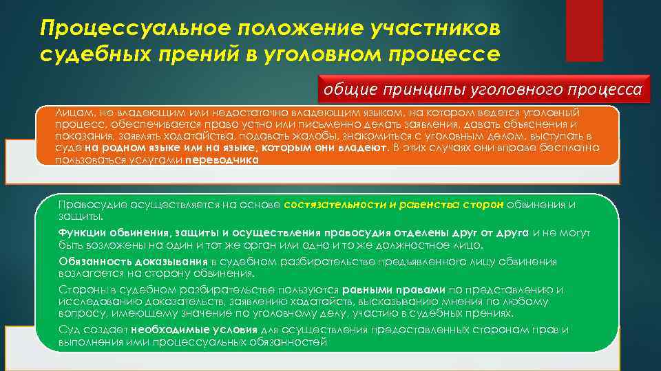 Сторона обвинения в уголовном праве. Процессуальные положения участников процесса. Процессуальный статус участников уголовного процесса. Статус участника уголовного судопроизводства. Процессуальное положение.