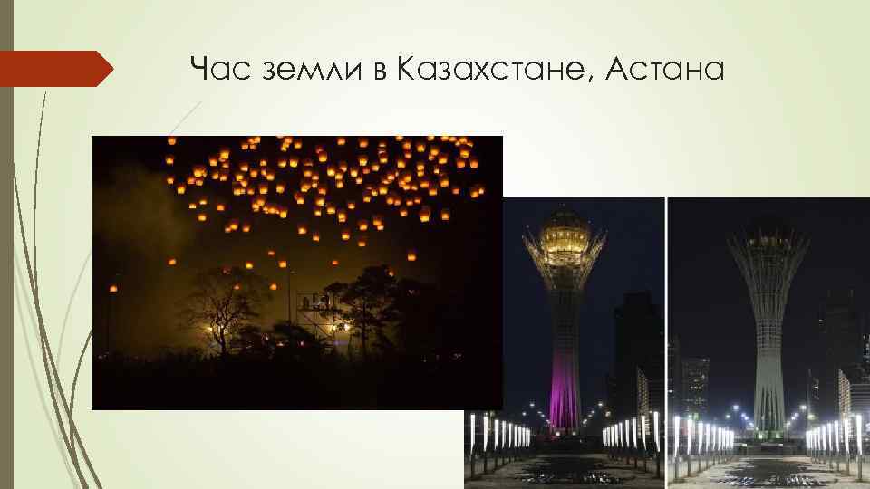 Час земли в Казахстане, Астана 