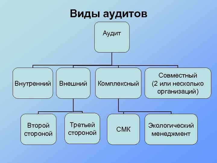 Виды аудиторской