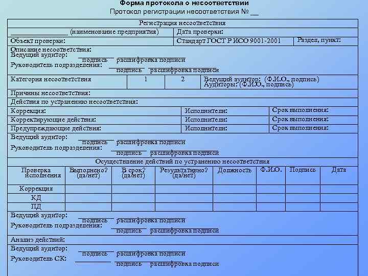 Протокол защиты проектов в 11 классе по фгос