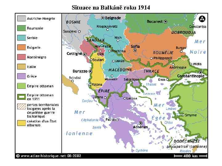 Situace na Balkáně roku 1914 