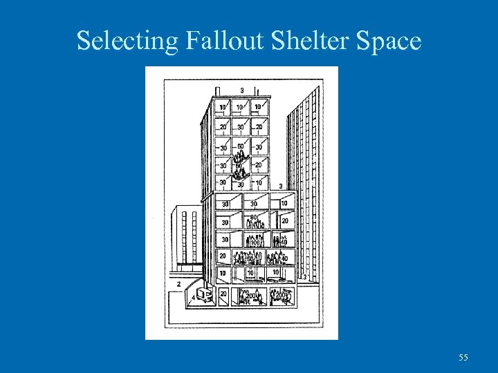 Selecting Fallout Shelter Space 55 