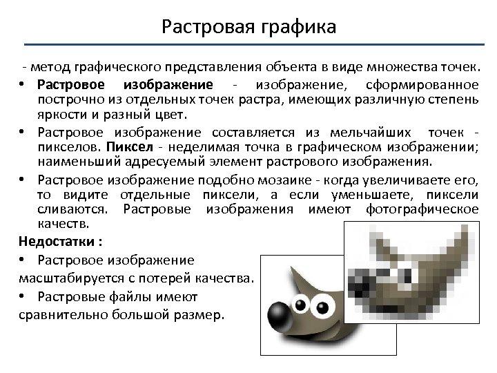 Способы создания графического изображения