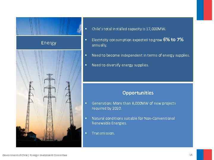 § § Electricity consumption expected to grow 6% to 7% annually. § Need to