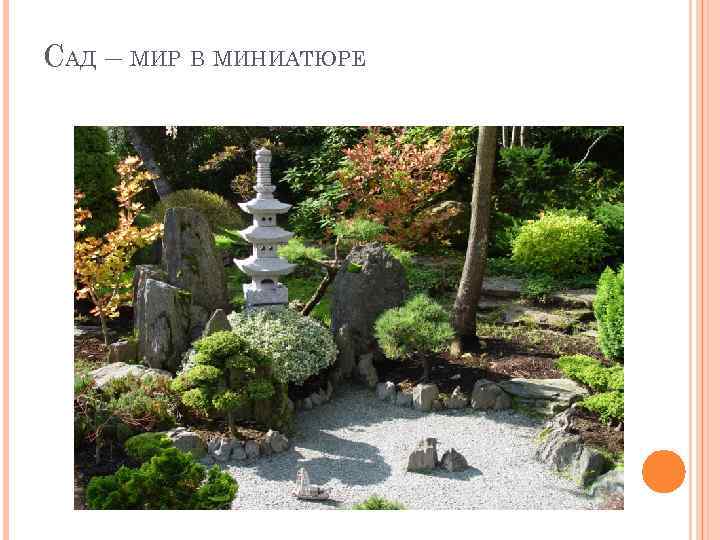 САД – МИР В МИНИАТЮРЕ 