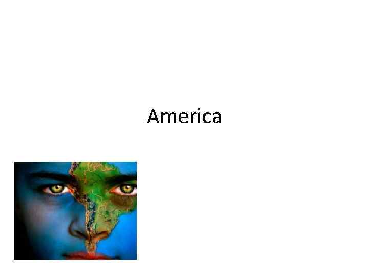Доклад: America