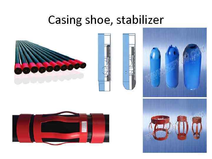 Casing shoe, stabilizer 