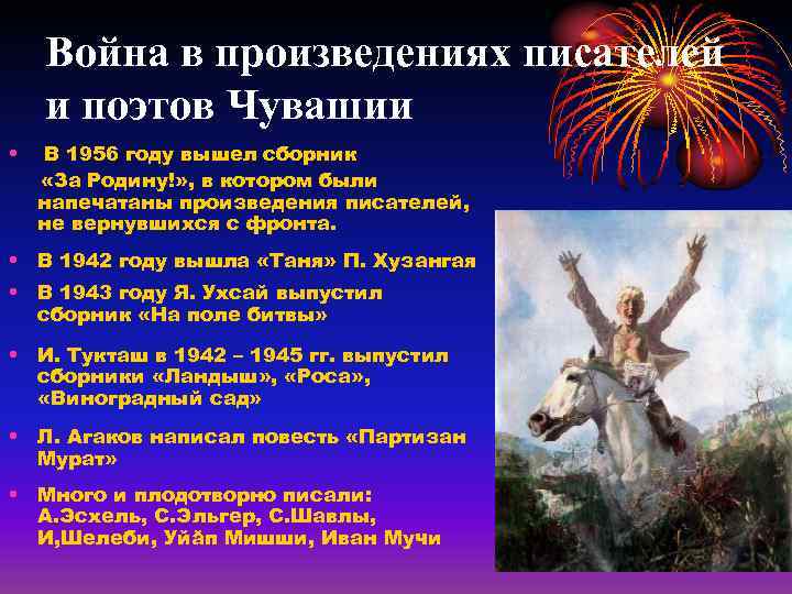 Война в произведениях писателей и поэтов Чувашии • В 1956 году вышел сборник «За