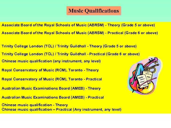 Music Qualifications Associate Board of the Royal Schools of Music (ABRSM) - Theory (Grade