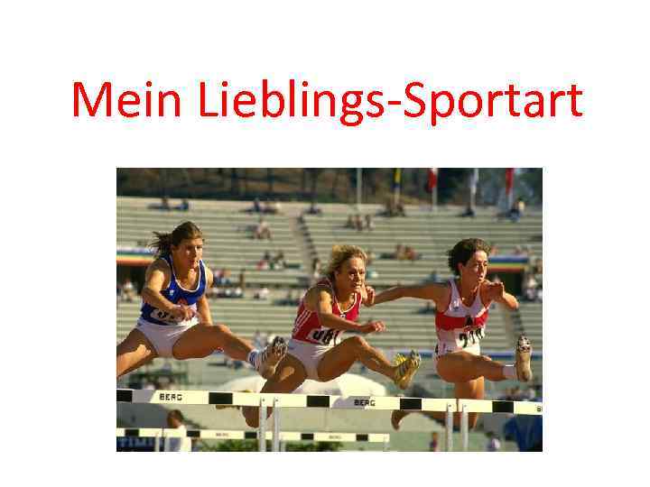 Mein Lieblings-Sportart 