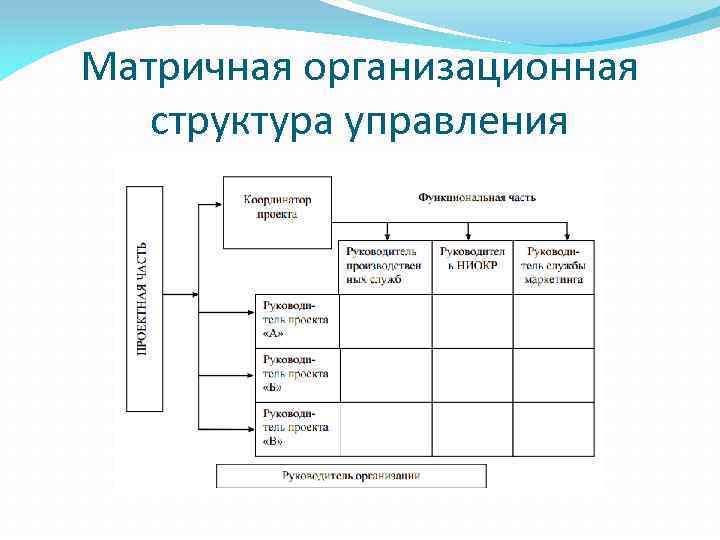 Задачи матричной структуры. Матричная структура управления схема. Характеристика матричной структуры управления. 7. Матричная структура. Матричная модель организационной структуры.