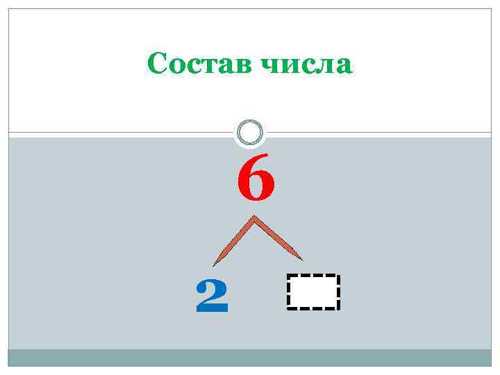 Состав числа 6 2 