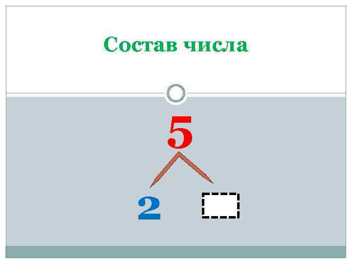 Состав числа 5 2 