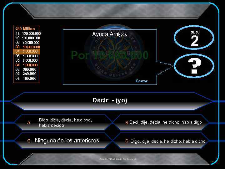 250 Million 11 150, 000 10 100, 000 09 50, 000 08 10, 000