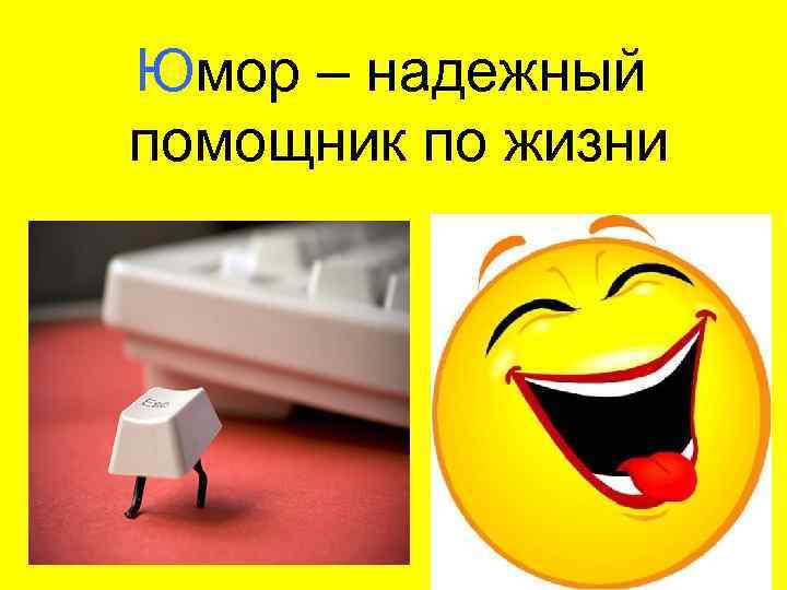 Юмор – надежный помощник по жизни 