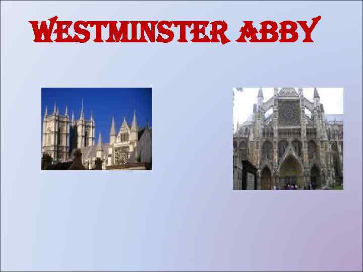 westminster abby 