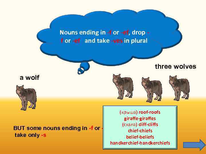 Noun endings