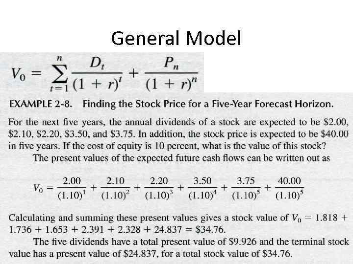 General Model 