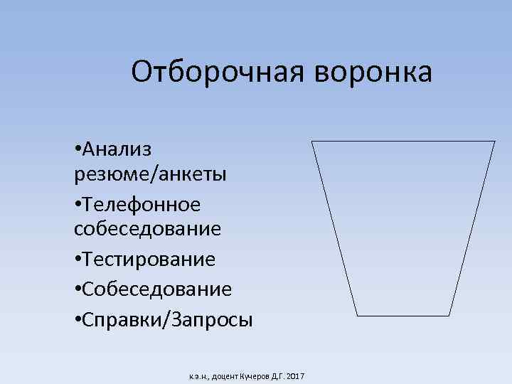 Тестирование стула на собеседовании