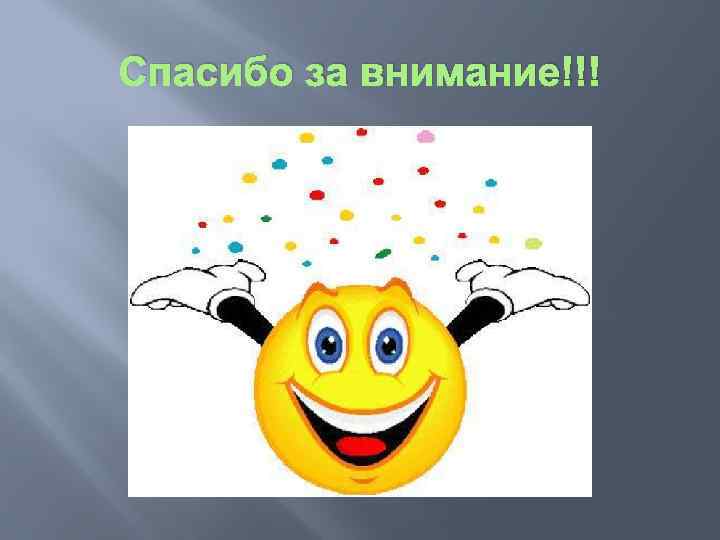 Спасибо за внимание!!! 