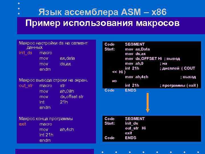 Ассемблер на примерах владислав пирогов