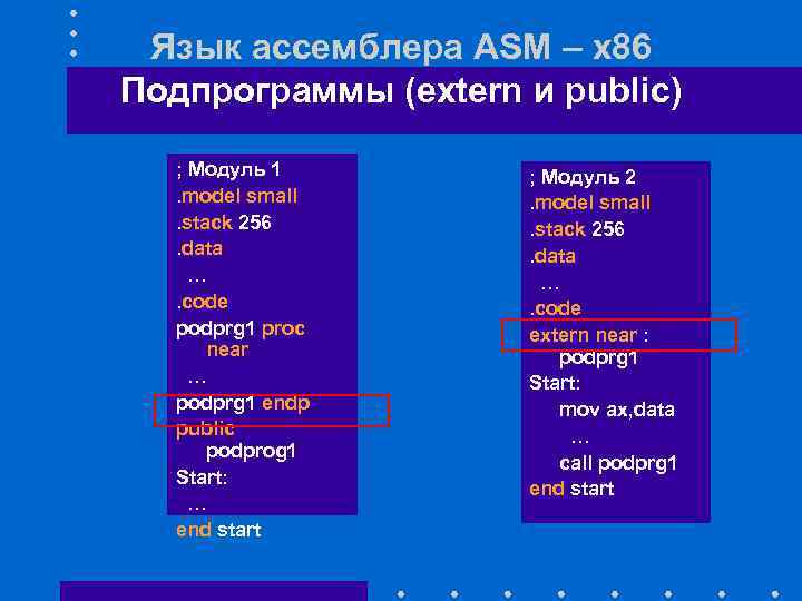 Asm org. Программа на языке ассемблера. Подпрограммы в ассемблере. Структура языка Assembler. Первый язык ассемблера.