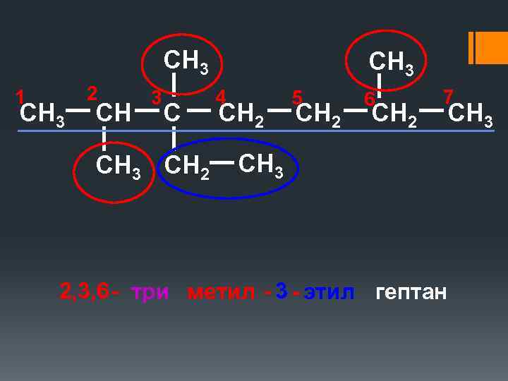 CH 3 1 CH 3 2 CH 3 CH 2 CH 3 4 CH