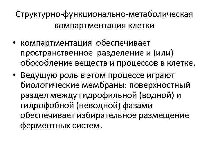 Структурный функционализм. Компартментация клетки обеспечивается. Принцип компартментации. Принцип компартментации клетки. Компартментация мембраны.