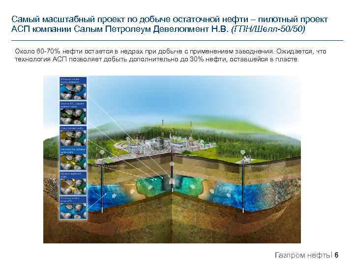 Самый масштабный проект по добыче остаточной нефти – пилотный проект АСП компании Салым Петролеум