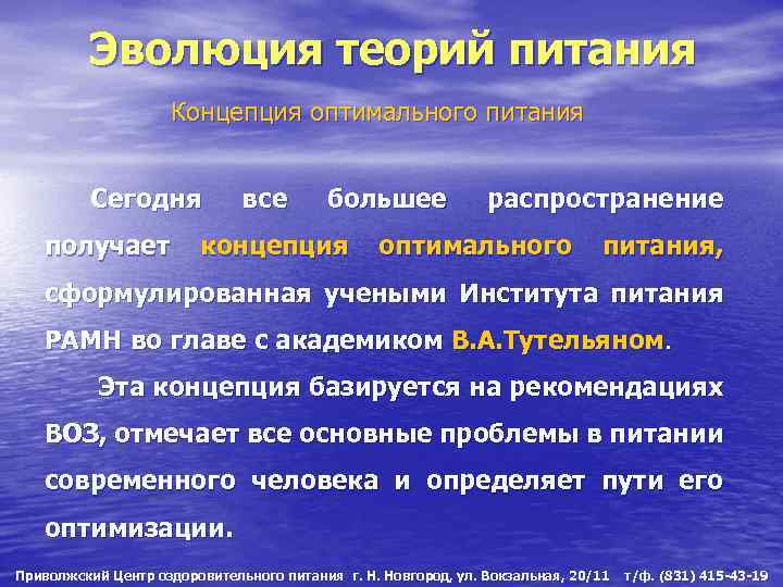 Теории питания