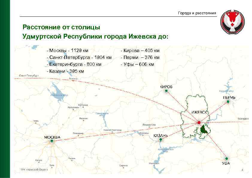 В каком направлении находится санкт