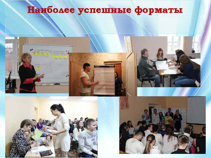 Наиболее успешные форматы 